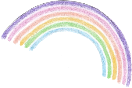 虹のイラスト